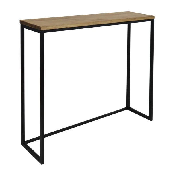 Ds Meubles Table Mange Debout Icub – Industriel Vintage 30x120x110 Cm Noir 1