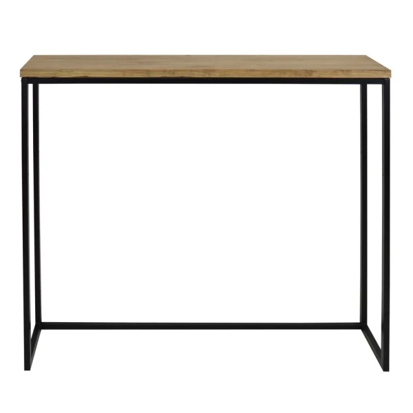 Ds Meubles Table Mange Debout Icub – Industriel Vintage 30x120x110 Cm Noir 3