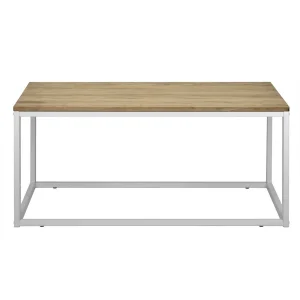 Ds Meubles Table Basse Auxiliaire Icub. – Industriel Vintage 45x70x40 Cm Blanc 10