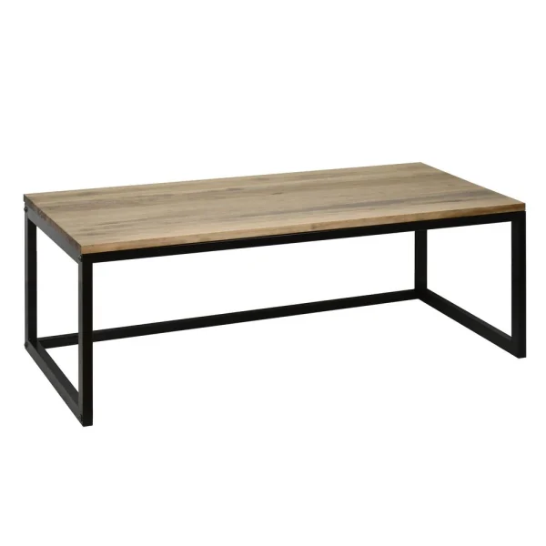 Ds Meubles Table Basse Icub3 – Industriel Vintage 45x120x40 Cm Noir 1