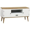 MENZZO Meuble Tv Hansel Scandinave 2 Portes Blanc 19