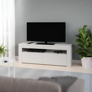 3xEliving Meuble TV Avec Rangement KIM 160 Cm Blanc, Largeur: 160cm, P… 10