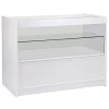 MonsterShop Vitrine Comptoir Blanc C1200 Pour Magasins Et Commerces 14