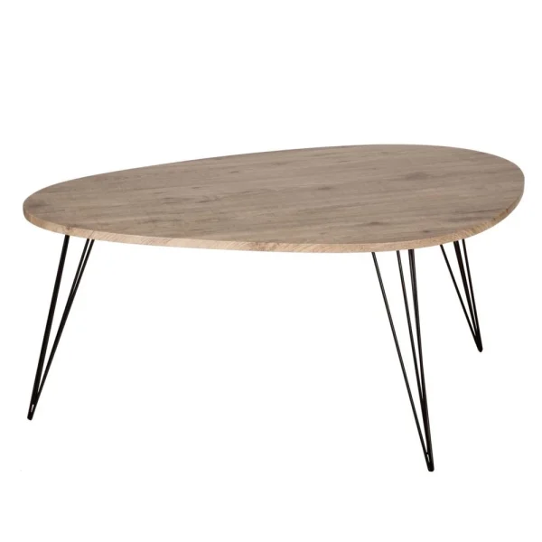 Atmosphera, Createur D’Interieur Table Basse Design Neile – L. 97 X H. 50 Cm – Noir 1