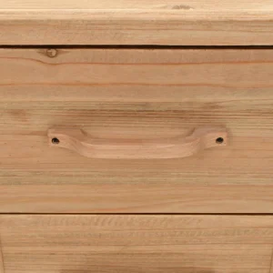 HELLOSHOP26 Table De Nuit Chevet Commode Armoire Meuble Chambre Bois De Sapin Mass… 9