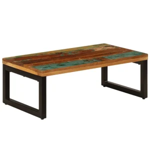 Marque Generique Icaverne – Tables Basses Edition Table Basse 100x50x35 Cm Bois De Réc… 6