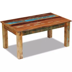 Marque Generique Icaverne – Tables Basses Ligne Table Basse 100 X 60 X 45 Cm Bois De R?… 6