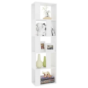 VidaXL Bibliothèque/Séparateur De Pièce Blanc 45x24x159 Cm Agglomé… 11