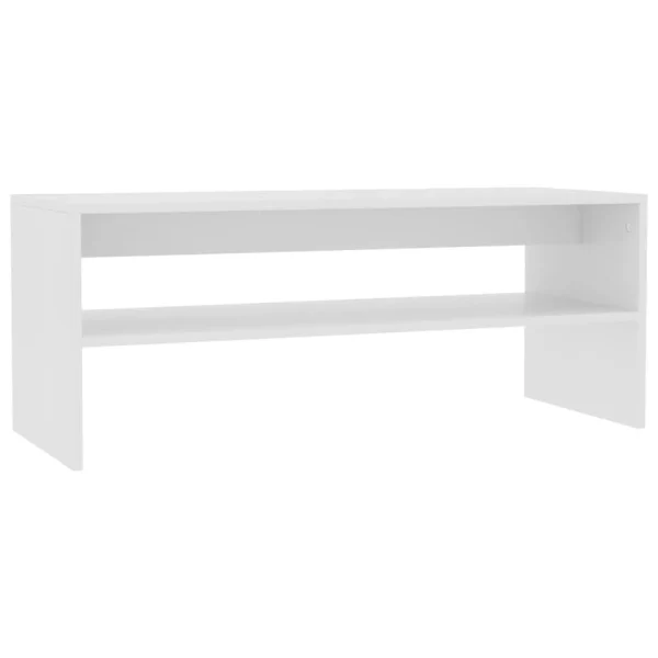 Marque Generique Icaverne – Tables Basses Collection Table Basse Blanc 100 X 40 X 40 Cm… 1