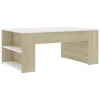 Icaverne – Tables Basses Collection Table Basse Blanc Et Chêne Sonoma… 11