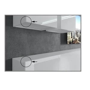 Hucoco AREN – Ensemble Meubles TV – Unité Murale Largeur 300 Cm – Mur TV à … 12