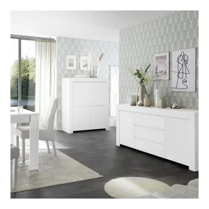 KASALINEA Argentier 110 Cm Design Blanc Laqué AGATHE 13