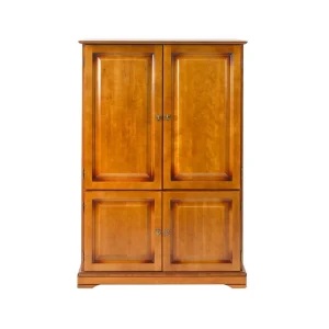 Beaux Meubles Pas Chers Armoire Informatique 4 Portes Merisier 15