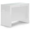 MENZZO Table Console Extensible Pandore Blanc 5