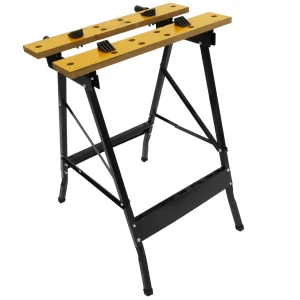 Primematik Banc De Travail Pliant Avec étau. Table Pliante Pour Le Bricolage. 10… 13