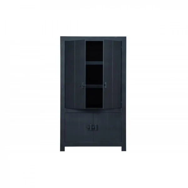 WOOOD BENSON – Armoire En Bois De Pin Noir H 200 6