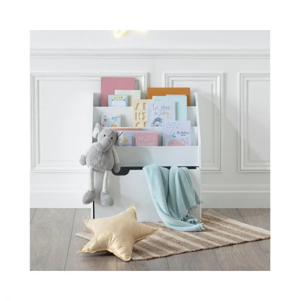 Ac-Deco Bibliothèque Enfant Boy 70cm Blanc 5