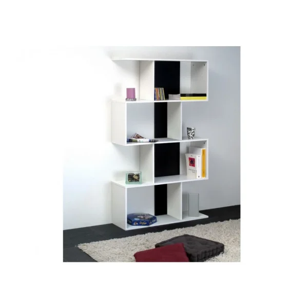 Bibliothèque SIGMA – Blanc Et Noir – TEMAHOME 6