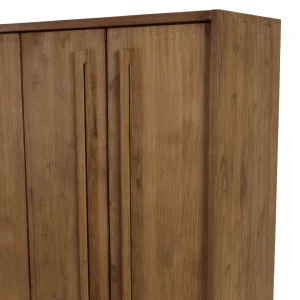 MACABANE Buffet 4 Portes 1 Niche En Bois De Teck Recyclé 19