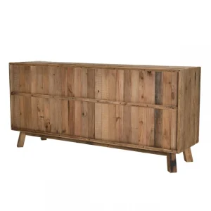 MACABANE Buffet ANDRIAN 4 Portes Bois Pin Recyclé 23