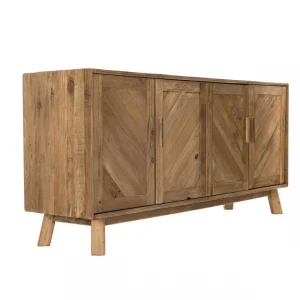 MACABANE Buffet ANDRIAN 4 Portes Bois Pin Recyclé 25