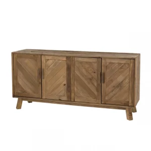 MACABANE Buffet ANDRIAN 4 Portes Bois Pin Recyclé 29