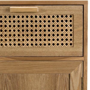 MACABANE Buffet Couleur Naturel 2 Tiroirs Cannage 2 Portes – RODRIGUE 15