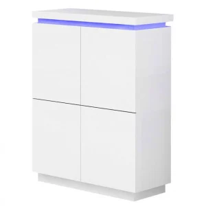 BUT Buffet Haut LED COLORS Blanc 9