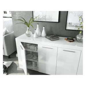 Usinestreet Buffet WENDY 3 Portes L144cm – Blanc 12