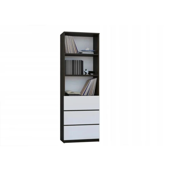 Hucoco CAMELLA | Bibliothèque Moderne Salon Chambre Bureau | 180x60x33 Cm | … 1