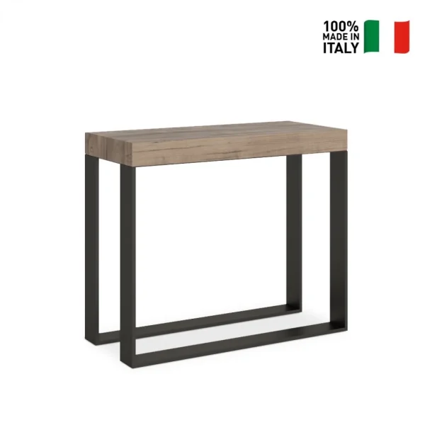 Itamoby Console Extensible 90×40-300cm Table à Manger Moderne En Bois Elettra… 3