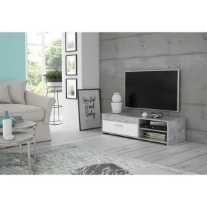 CSTORE – Meuble Tv – Contemporain – Panneau De Particules – Blanc / B?… 11