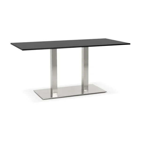 Alterego Table / Bureau Design ‘DENVER’ Noir – 160×80 Cm 1