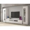 KASALINEA Ensemble Meuble TV Blanc Ou Gris Design MARION 19