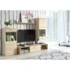 Ac-Deco Ensemble Meuble TV Design Rico 180cm Naturel 14