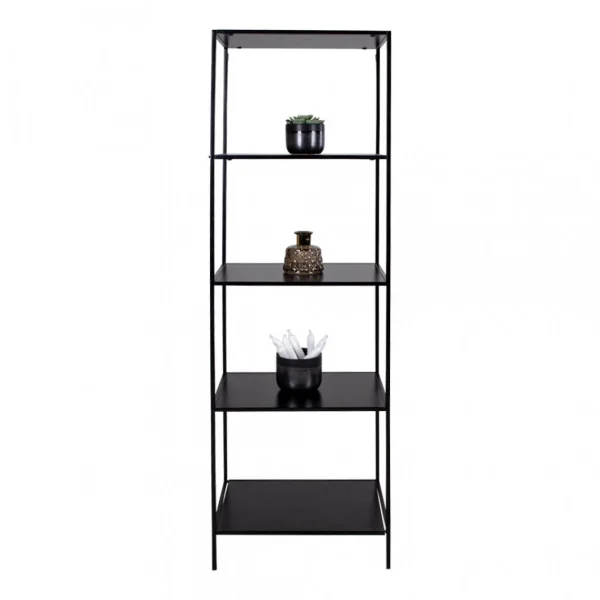 HOUSE NORDIC Étagère 4 étages 170 Cm Noir PARKER 3