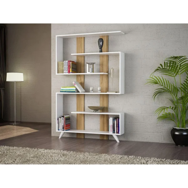 Divers Marques Etagère Bibliothèque Design Scandinave Rain – L. 120 X H. 162 Cm – B… 4