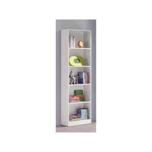 Usinestreet Etagère Murale ALIX 4 Tablettes L52cm X H180cm – Blanc 9