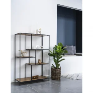 HOUSE NORDIC Etagère VITA Noir Et Naturel 16