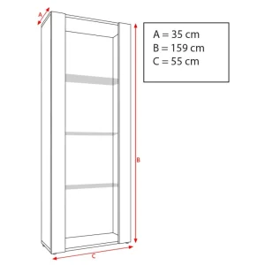 Marque Generique Extreme Furniture OPEN V159 Meuble De Rangement | Meuble De Rangement … 10