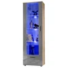 Marque Generique Extreme Furniture T40 Vitrine | Vitrine Avec 3 étagères En Verre & 2… 13