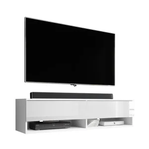 Furnix Meuble Tv / Meuble Tv Suspendu ALYX 140 X 32 X 34 Cm Style Indu… 10