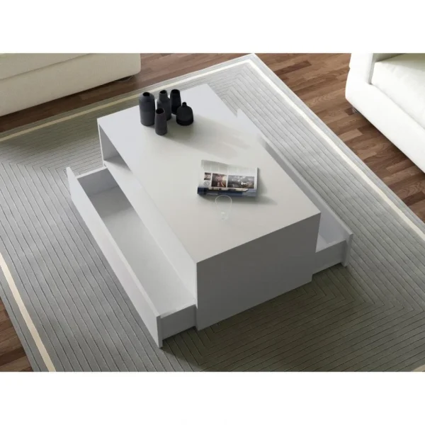 Hucoco JANNA – Table à Café/table Basse Moderne – Dimensions : 40x90x54 – P… 4