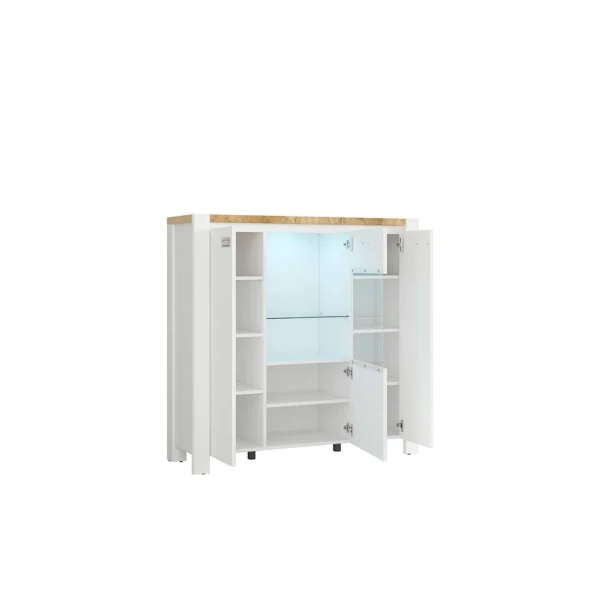 Hucoco KELTA – Vitrine Style Scandinave Salon/salle à Manger/chambre à Couc… 4