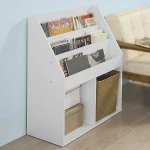 SoBuy® KMB01-W Bibliothèque Étagère à Livres Étagère De Rangeme… 11