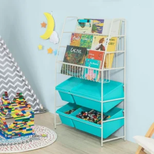 SoBuy® KMB07-B Bibliothèque + Coffre De Rangement Coffre à Jouets ?… 11