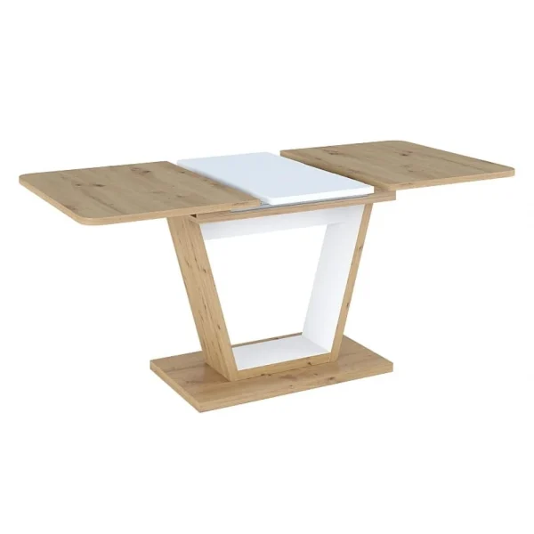 Hucoco LEAONIA – Table De Salle à Manger Extensible – Longueur 120/160cm – P… 1