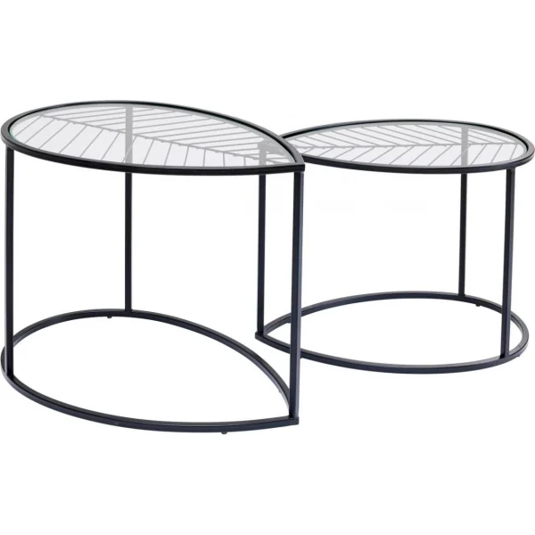 Kare Design Lot De 2 Tables D’Appoint LINNEA 1