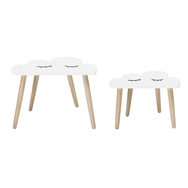 Lot De 2 Tables Pour Enfant Nuage – Bloomingville 4