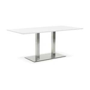 Alterego Table / Bureau Design ‘MAMBO’ Blanc – 180×90 Cm 11